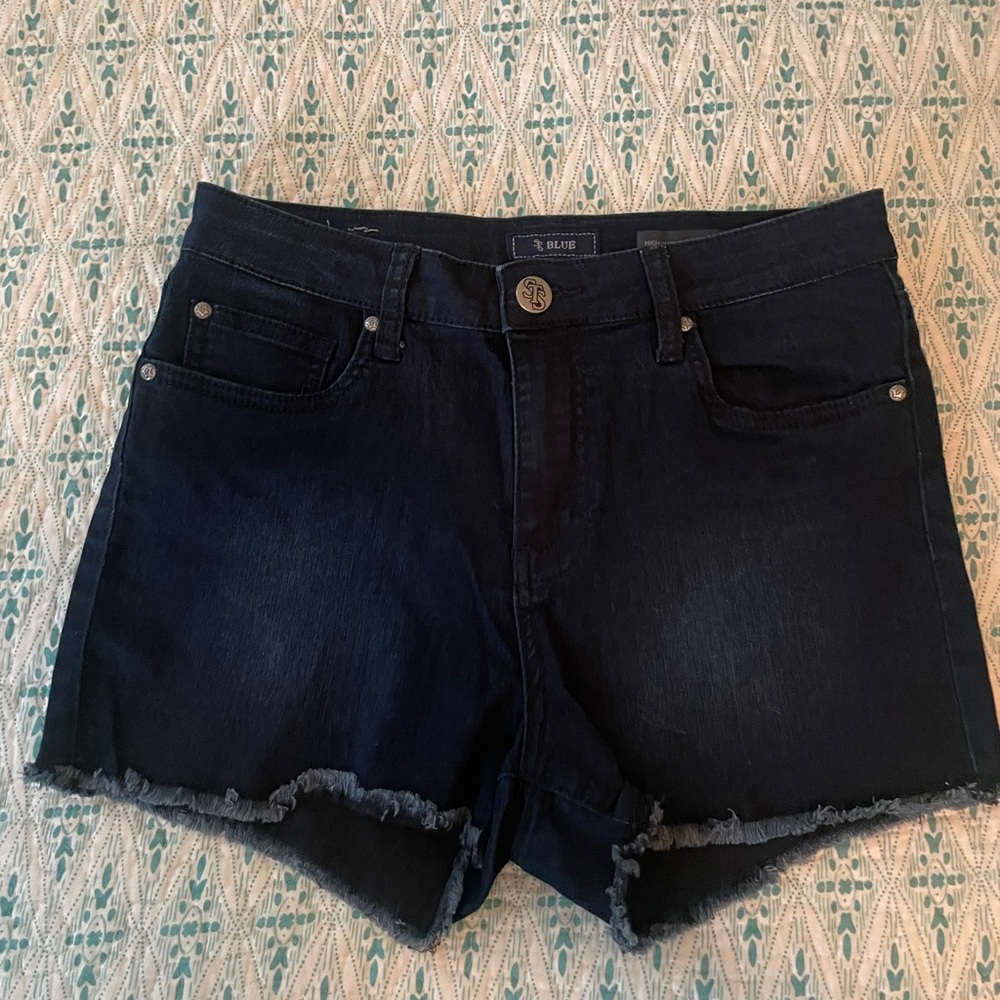 Stretchy True Blue Denim Women’s Shorts